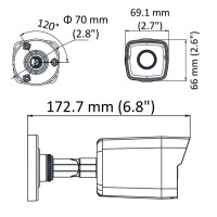 Видеокамера HiWatch DS-I200 (В) (2.8mm/4mm/6mm)